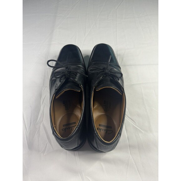 Clark’s Collection Black Dress Shoes Oxford Cap Toe Soft Cushion 9.5 Leather main image 9